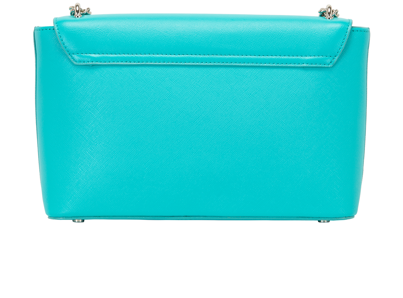 Shoulder Bag, &pound;220, Handbags, Blue, Leather, Back view